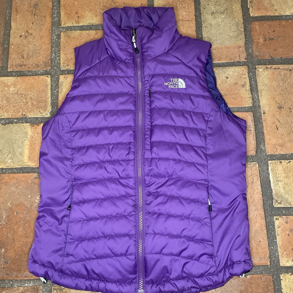 The North Face Vest Woman XS Redpoint Primaloft Insulatated Purple Full Zip